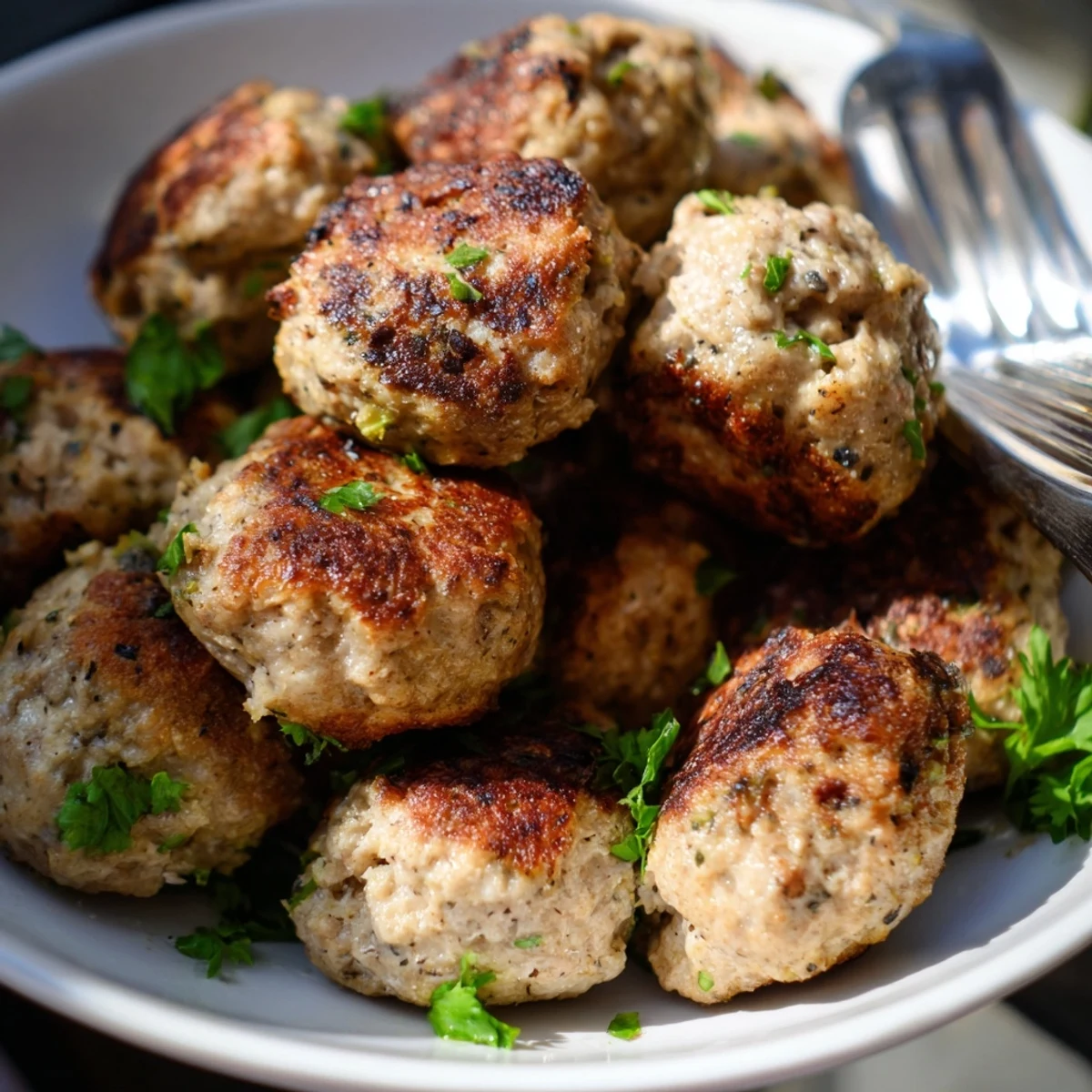 Frikadellen saftig gebraten Zwiebeln