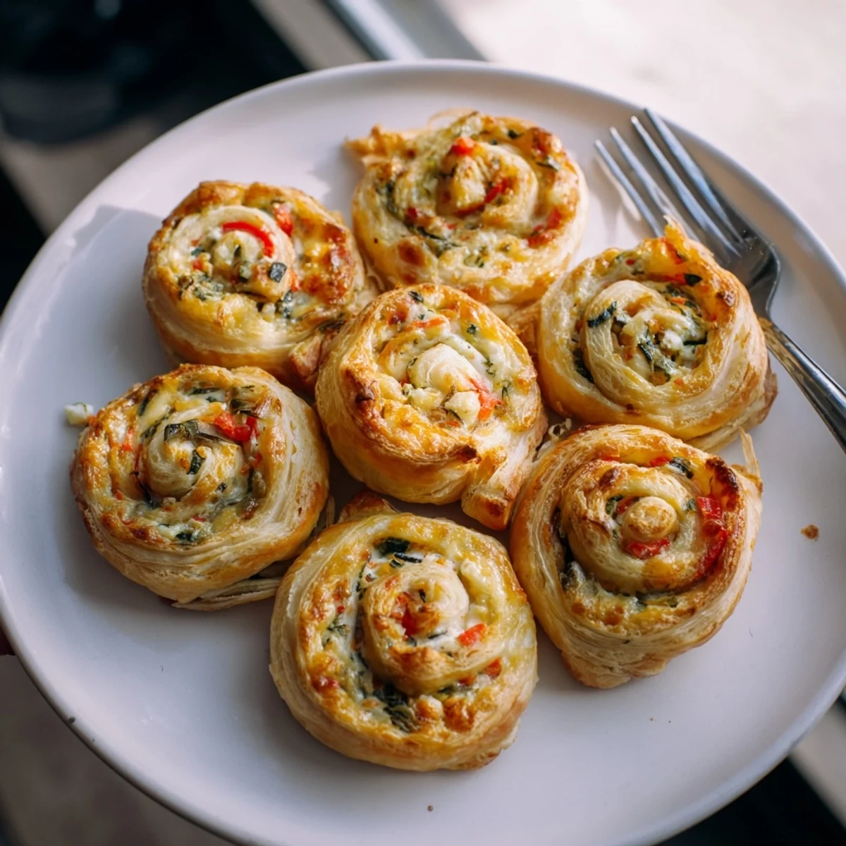 Kranz Teigrollen mit Kräutern