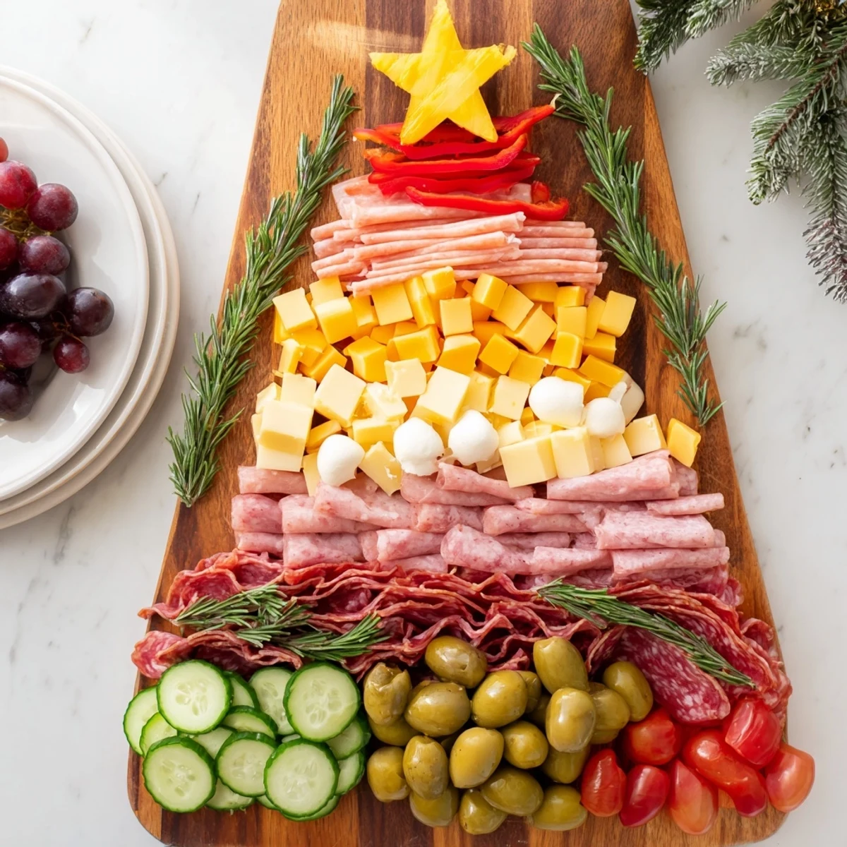 Weihnachtsbaum mit Wurst Käse #83