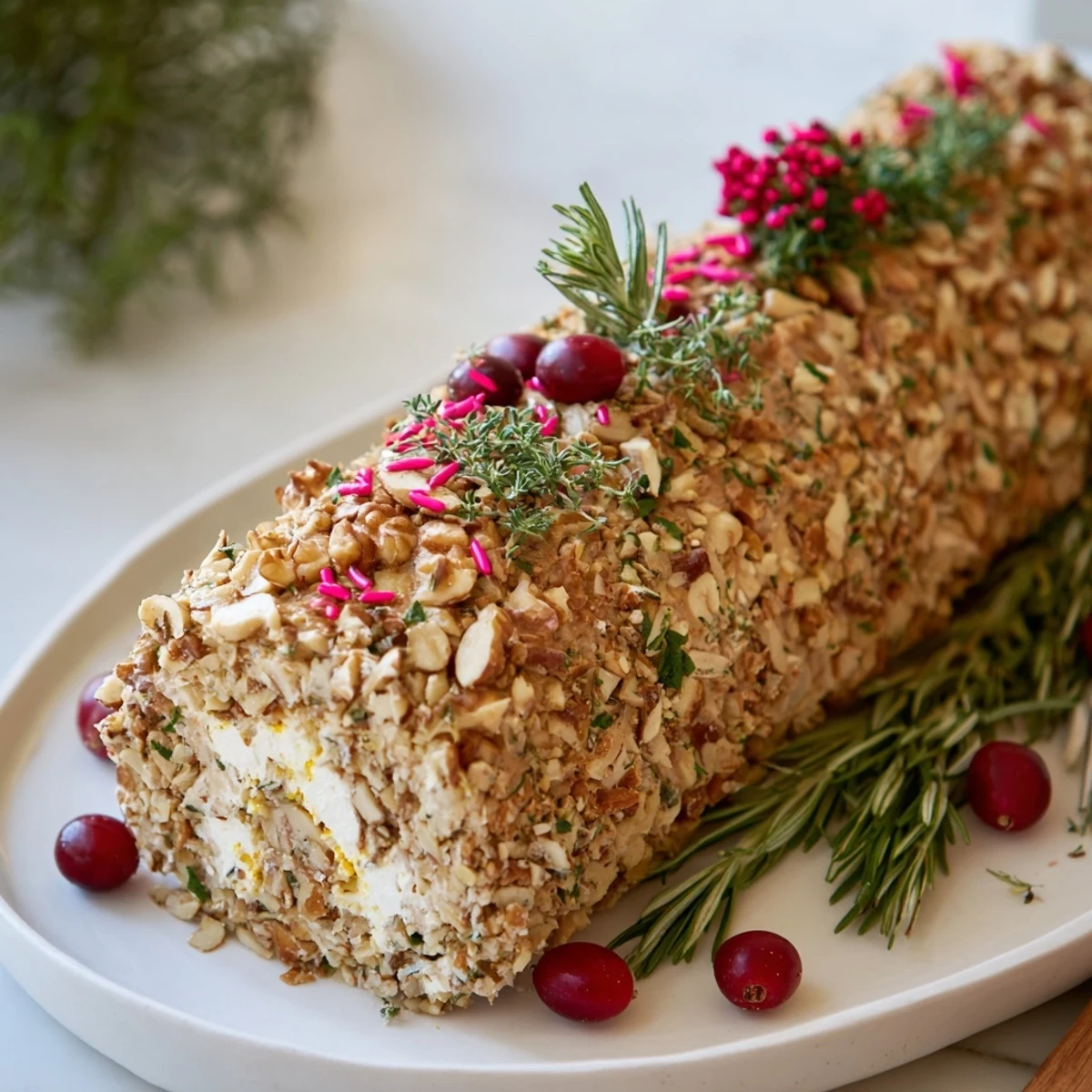 Festlicher Käse-Log Mittelpunkt #96