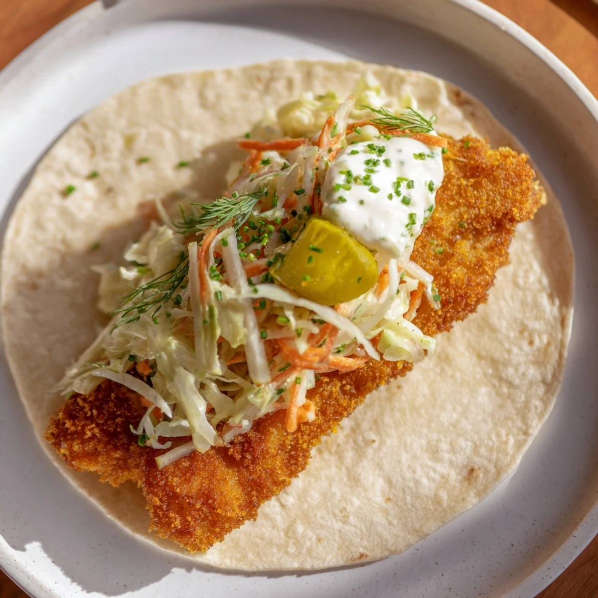 Warm tortillas overflowing with crispy schnitzel and tangy slaw create satisfying pork schnitzel tacos.
