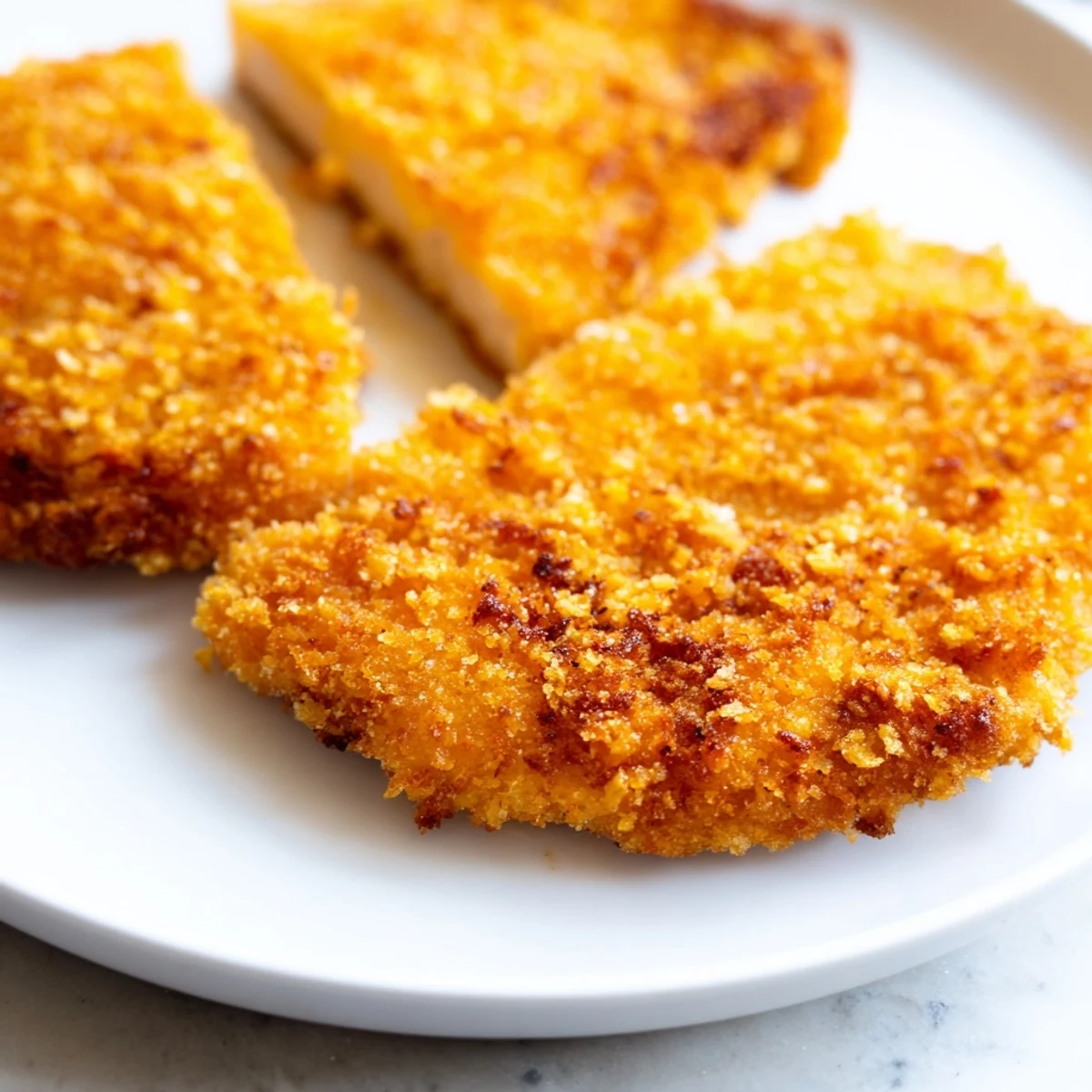 Knusprige Huhn Cutlets luftfrittiert