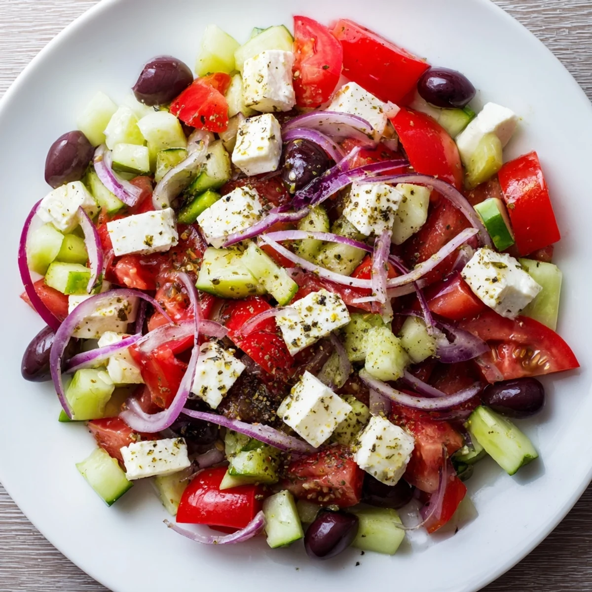 Mediterranean Salat frisch lecker