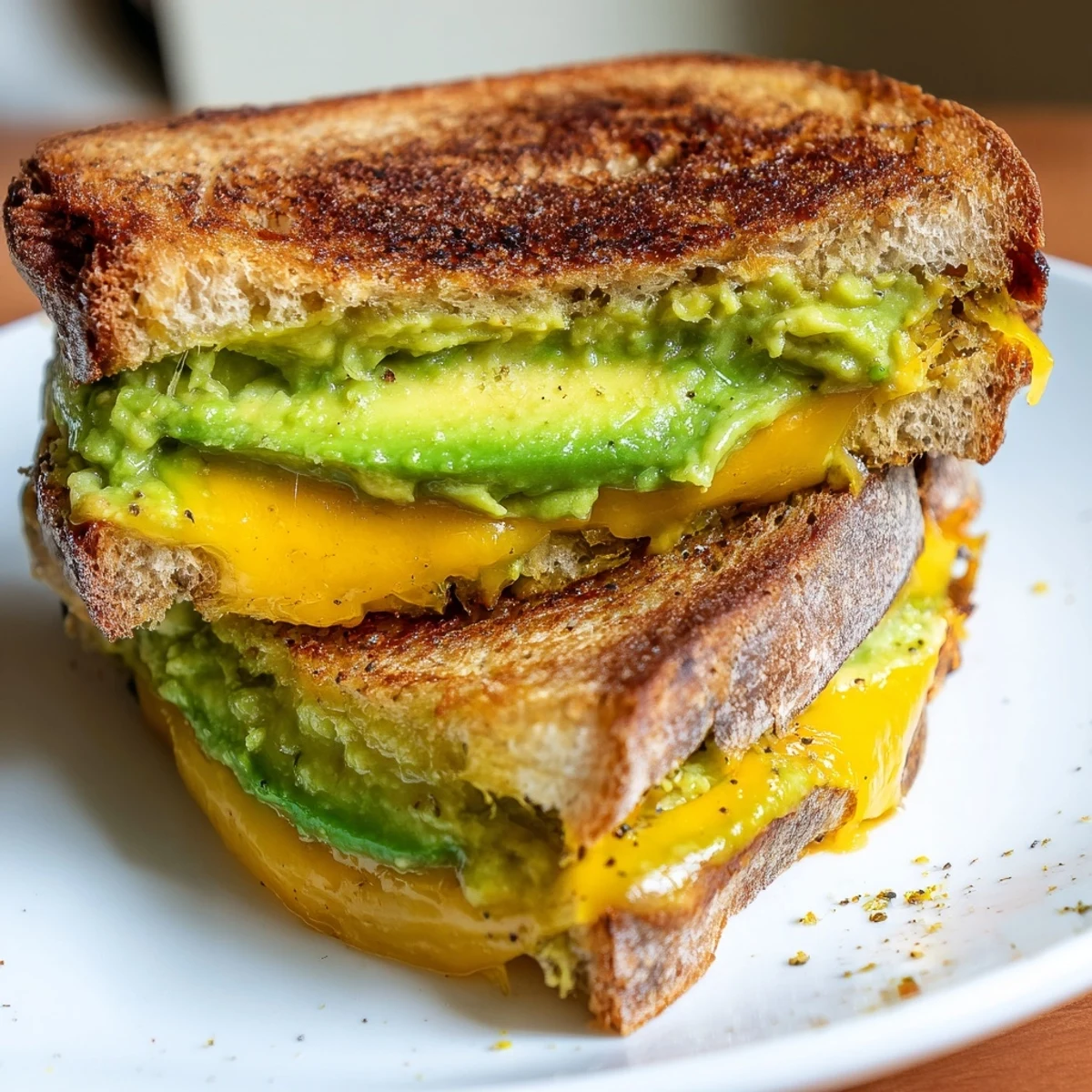 Avocado Toast mit Käse