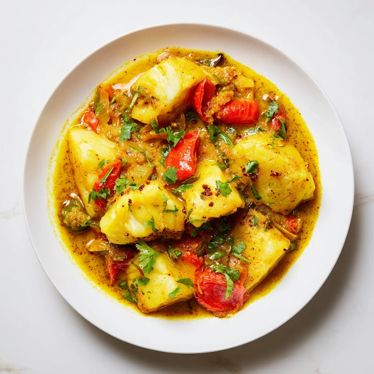 Bahrainischer Fisch im Curry