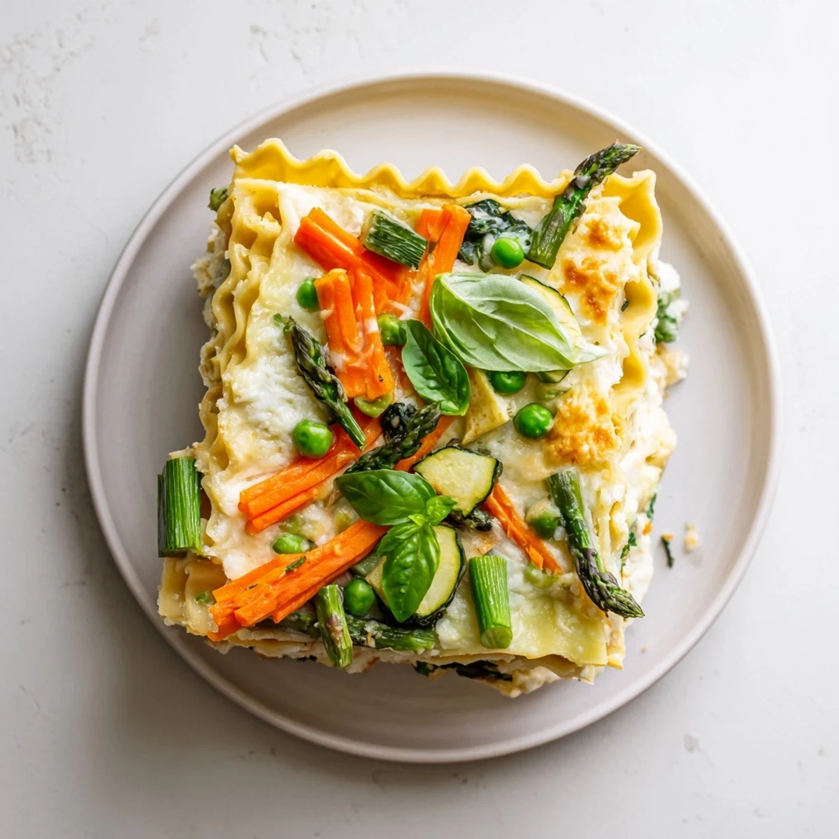 Bunte Teller mit gegartem Reis, Kräutern, gebratenem Hühnchen in Erdnusssauce, Limettenscheiben und gerösteten Erdnüssen auf weißem Hintergrund.