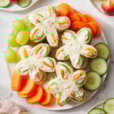 Sternförmige Snack Platte