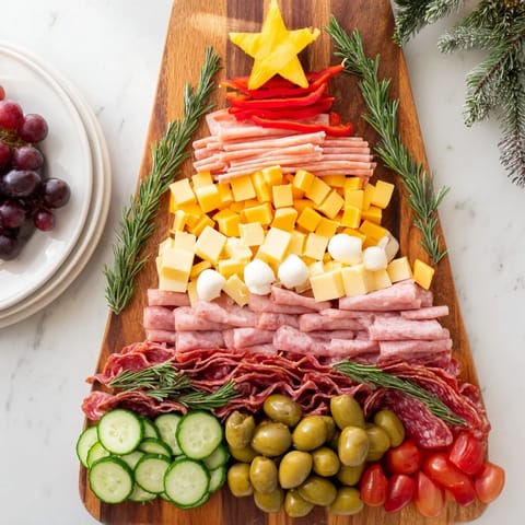 Weihnachtsbaum mit Wurst Käse #83