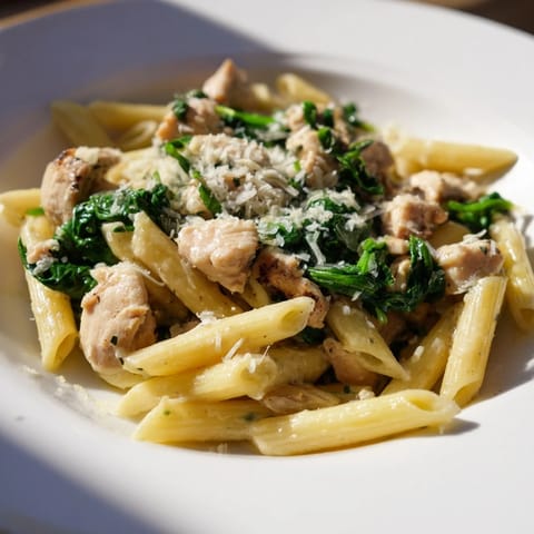 One-Pot Spinat Huhn Pasta
