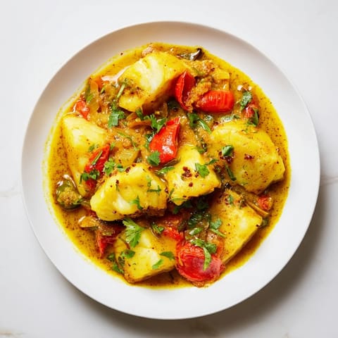 Bahrainischer Fisch im Curry