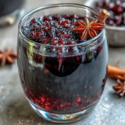 Selbstgemachter Gewürzter Schwarze Johannisbeeren Vodka