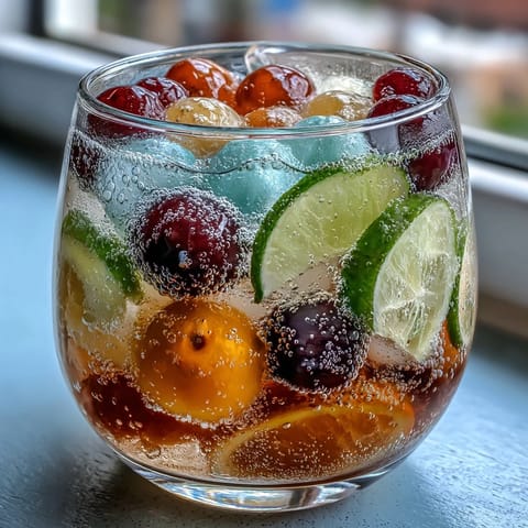 Farbenfroher Party-Punch-Bowl mit Sherbet und Sprite, perfekt für Abschlussfeiern.  