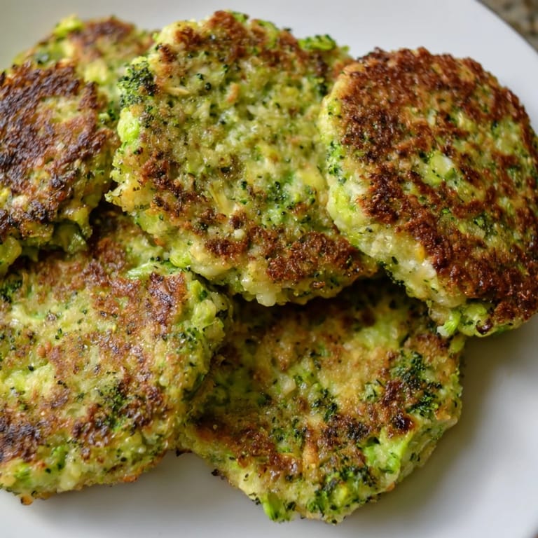 Plated Cheesy Broccoli Patties alongside a dipping sauce, such as yogurt—a flavorful, vegetarian meal.
