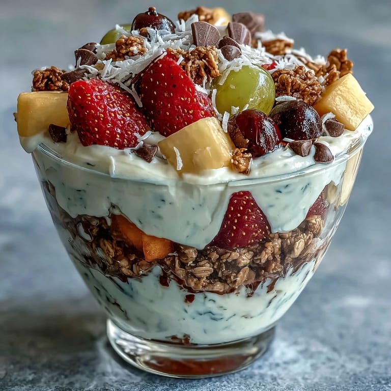 Bunte Snack-Cups gefüllt mit Beeren, Ananas, Joghurt und Granola für Sportteams.